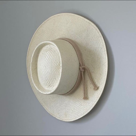 Gigi Pip Bre Pork Pie Straw Hat - Picture 6 of 8